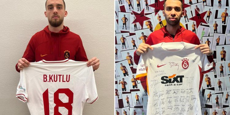 Berkan Kutlu ile Emre Taşdemir depremzedeler için formalarını bağışladı