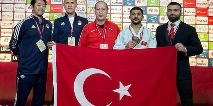 Milli judocu Salih Yıldız İsrail’de bronz madalya kazandı