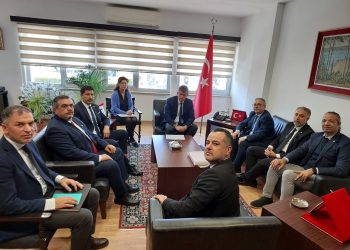 KKTC MOK’tan Feyzioğlu’na taziye ziyareti