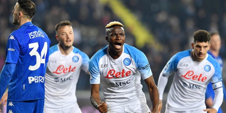 Napoli, galibiyet serisini Empoli karşısında da sürdürdü