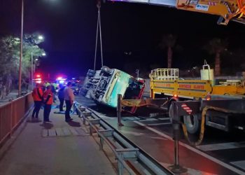 Alanya Kestelspor kafilesi kaza yaptı: 15 yaralı