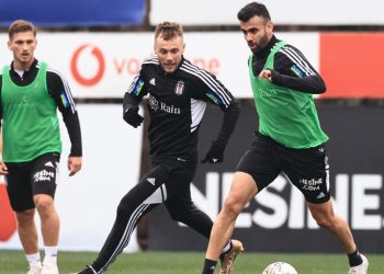 Beşiktaş’ta Ghezzal takımla çalıştı