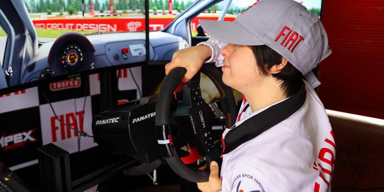 Özel çocuklar yarış pistine çıktı