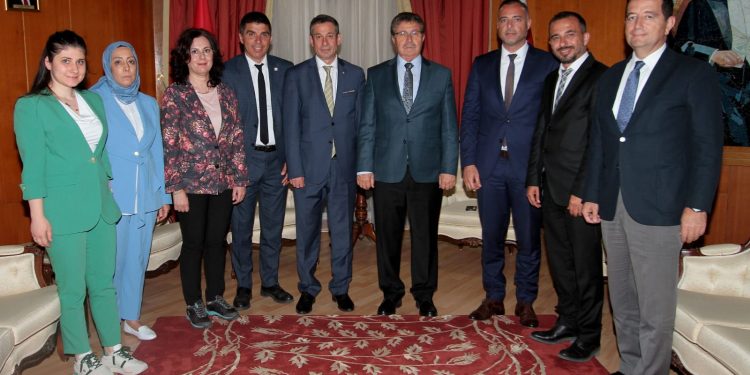 Başbakan  Üstel, Türkiye Üniversite Sporları Federasyonu Yönetim Kurulu’nu kabul etti