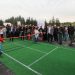 Bakan Kasapoğlu depremzede çocuklarla tenis oynadı