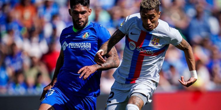 Getafe'den Barcelona'ya çelme