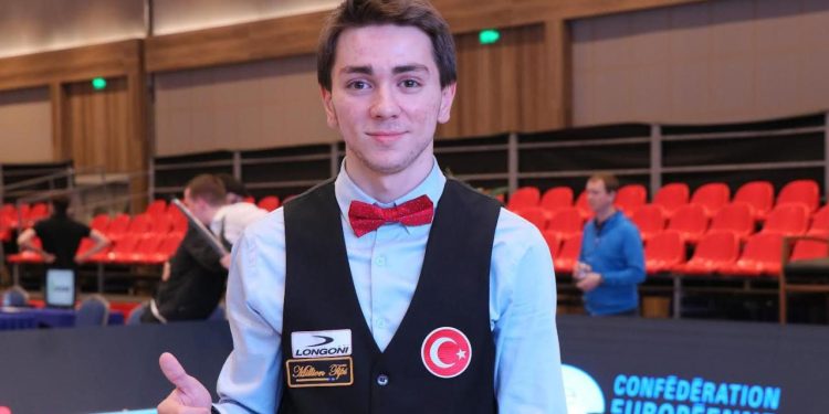 Milli bilardocu Burak Haşhaş Avrupa şampiyonu