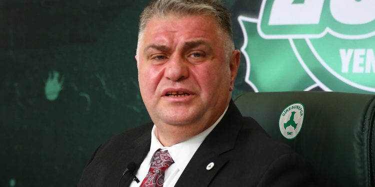Giresunspor Başkanı Yamak: TFF’nin kararına saygı duyuyoruz
