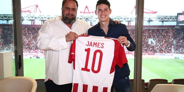 Olympiakos'ta James Rodriguez'in sözleşmesi feshedildi