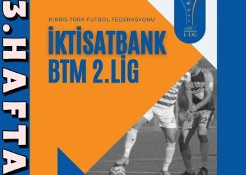 BTM 2.LİG 3.HAFTA PROGRAMI