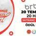 ’20 Temmuz’da 20 Hamle’ satranç turnuvası  ödül töreni özel yayını