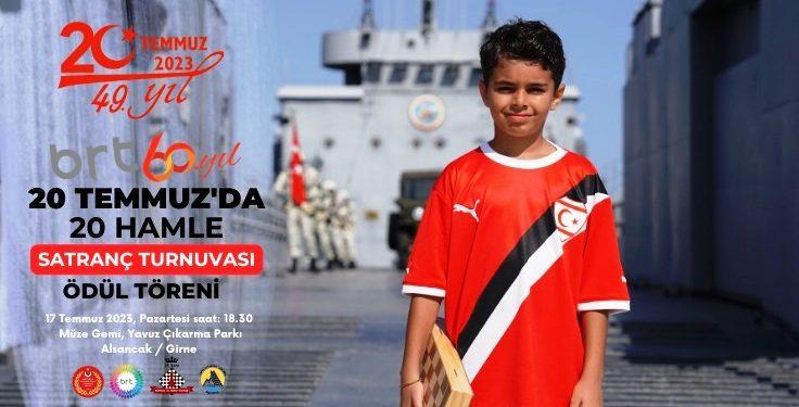 #brt60yaşında.. ’20 Temmuz’da 20 Hamle’ Satranç Turnuvası Ödül Töreni 17 Temmuz 18.30’da BRT’de