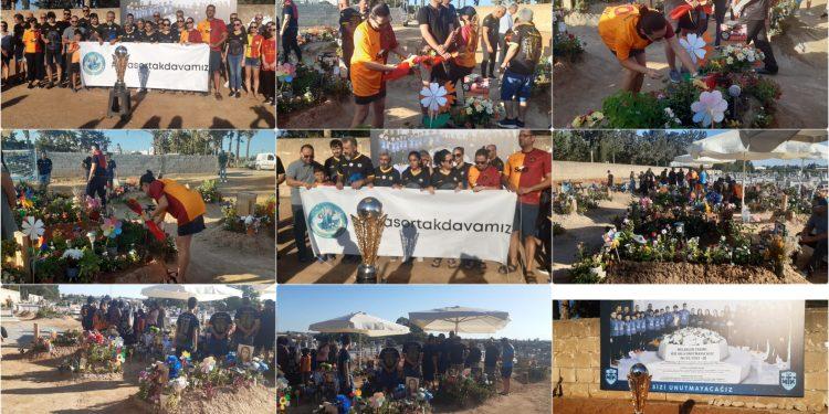 KKTC Galatasaray Taraftar Derneği Ṣampiyon Melekleri unutmadı