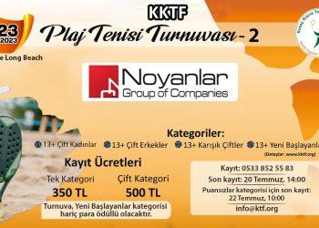 KKTF PLAJ TENİSİ-2 NOYANLAR CUP BAŞLIYOR