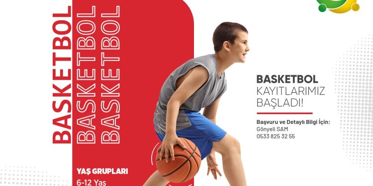 Gönyeli SAM’da 6-12 yaş ve 13-16 yaş basketbol kursları başlıyor