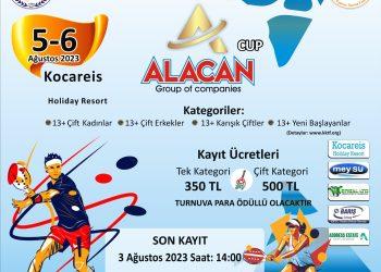 Sezonun 3.Plaj Tenisi Turnuvası 5-6 Ağustos’ta