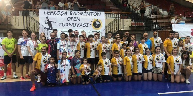 Lefkoşa Badminton Open 2023 turnuvası tamamlandı