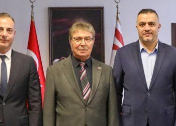 Başbakan Ünal Üstel, 13’üncü Spor Şurası öncesinde Şura Genel Sekreterliği’ne Atanan Hüseyin Ekmekçi ile bir araya geldi