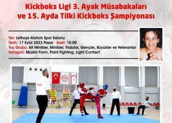 Kickboks Ligi 3. Ayak ve Ayda Tilki Şampiyonası yarın yapılıyor