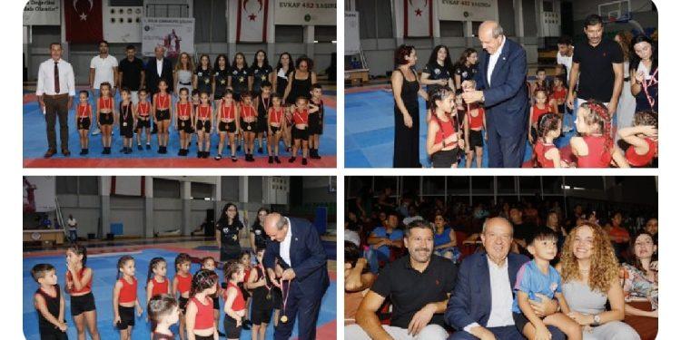 Cumhurbaşkanı Tatar, 1.İyilik Cimnastik Şöleni’ne katıldı