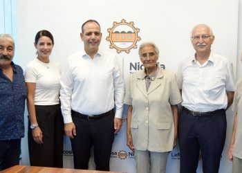 Harmancı Ayten Salih Berkalp’i kabul etti… Berkalp, Lefkoşa Maratonu’na katılacak