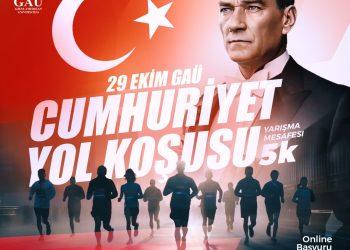 29 EKİM GAÜ CUMHURİYET YOL KOŞUSU YAPILIYOR