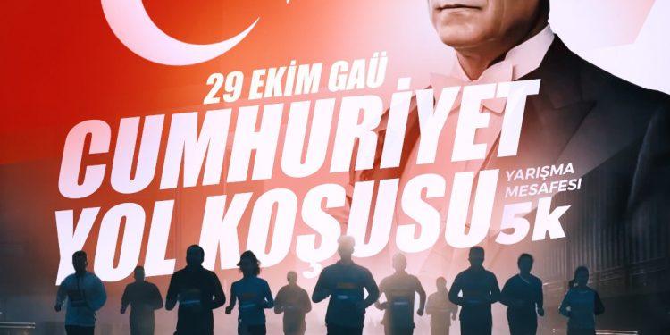29 EKİM GAÜ CUMHURİYET YOL KOŞUSU YAPILIYOR