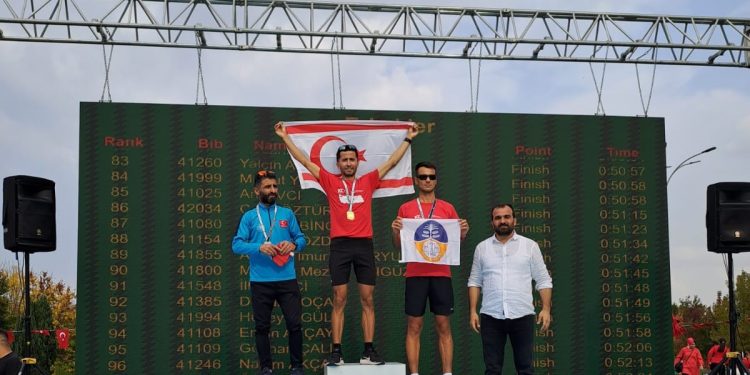 Kocaeli 100.Yıl Cumhuriyet Koşusu’nda Tazegül birinci