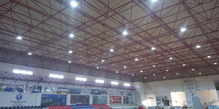 Spor Dairesi salon ışıklandırma çalışmaları