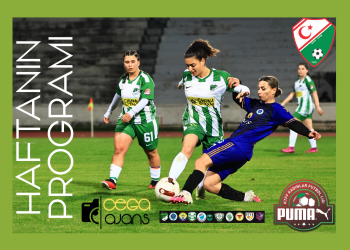 PUMA KADINLAR LİGİ 2.HAFTA PROGRAMI VE HAKEMLER