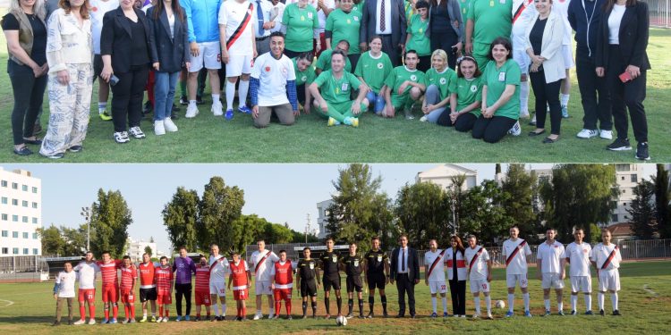 Meclis takımı ile özel gereksinimli gençler arasında engelsiz futbol maçı yapıldı: “Spor engel tanımaz“