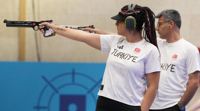 Atıcılık 10 metre Havalı Tabanca’da gümüş madalya Türkiye’nin