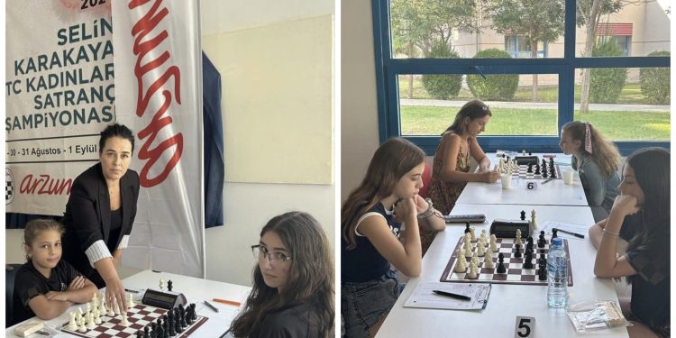 2024 KKTC Selin Karakaya Kadınlar Satranç Şampiyonası başladı