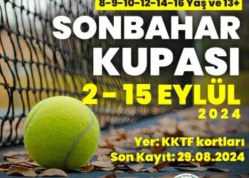 TENİSTE SONBAHAR KUPASI 2024 BAŞLIYOR
