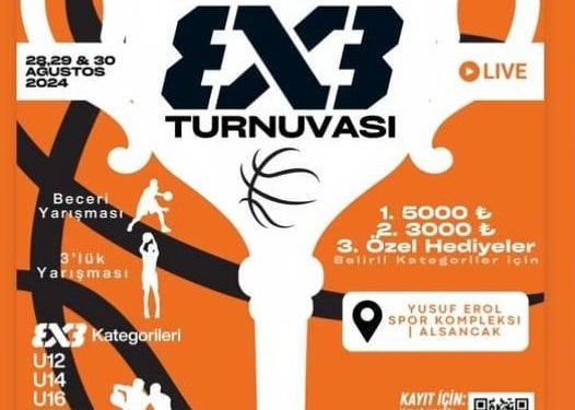 Alsancak’ta 3 x 3 Turnuvası