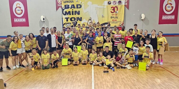 Lefkoşa Badminton Open’a 115 sporcu katıldı