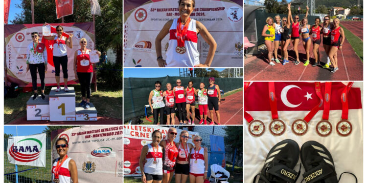 Ayten Benli’den  33. Balkan Masterler Atletizm Şampiyonası’nda büyük başarı