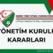 YÖNETİM KURULU KARARLARI