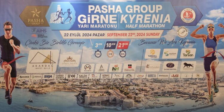 Pazar günü yapılacak “Pasha Group Girne Yarı Maratonu” için kayıtlar devam ediyor