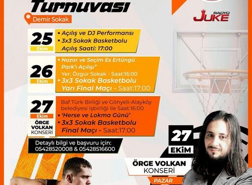 SOKAK BASKETBOLU HEYECANI YAŞANACAK