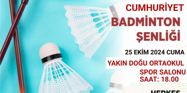 Badminton Federasyonu ‘Şenlik’ düzenleyecek