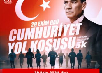 29 EKİM GAÜ CUMHURİYET YOL KOŞUSU DÜZENLENİYOR