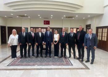 TC Büyükelçisi Serim, KTSYD yönetim kurulunu kabul etti