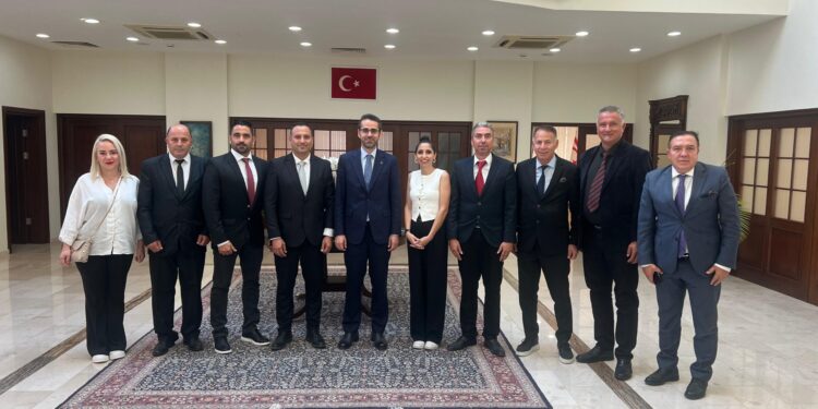 TC Büyükelçisi Serim, KTSYD yönetim kurulunu kabul etti