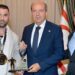 Cumhurbaşkanı Tatar, KKTC Halter ve Vücut Geliştirme Federasyonu Asbaşkanı Bölükbaşı’nı ve milli sporcu Hüseyin Topal’ı kabul etti