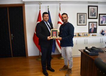 Başkan Ferhat Sakallı, DAÜ Rektörü Hasan Kılıç’ı ziyaret etti