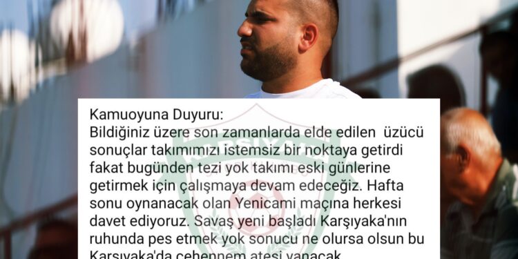 KARŞIYAKA’DAN TARAFTARA DAVET