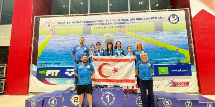 Kuzey Kıbrıs Yüzme Takımı Samsun’da Duzenelenen “11 Yaş Ulusal Gelişim Ligi Türkiye Finallerinde Önemli Basarılara İmza Attı…
