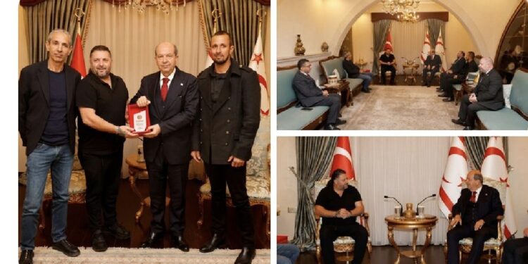 Cumhurbaşkanı Tatar Kyrenia Offroad Derneği heyetini kabul etti