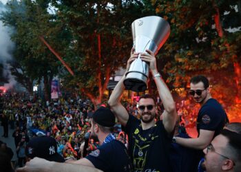 Fenerbahçe Beko’nun Avrupa şampiyonluğu kutlamaları